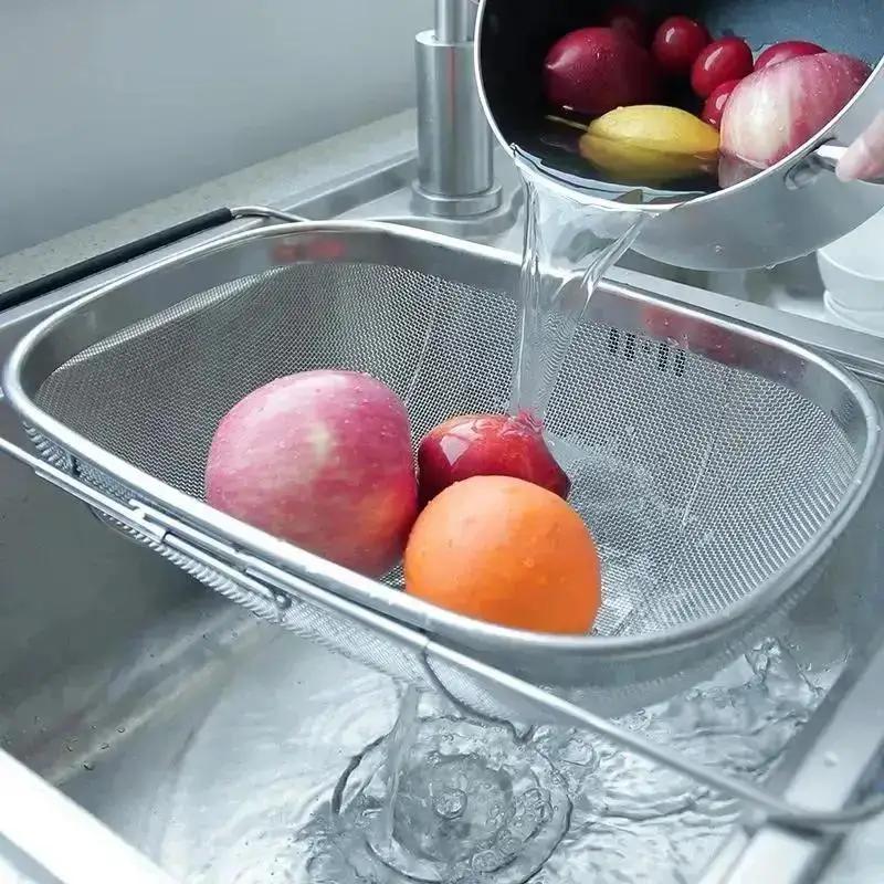 Kitchen Gadgets Dropshipping - Cestello di scarico retrattile Maniglie con