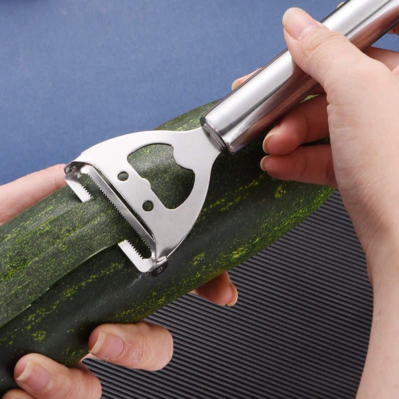 Kitchen Gadgets Built In - Pelapatate 2-in-1 in Acciaio Inox Multifunzionale