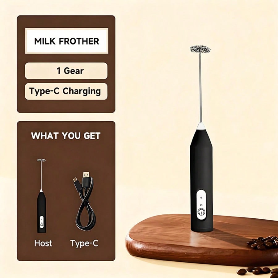 Kitchen Gadgets Electric - Frullatore elettrico portatile, sbattitore per uova,