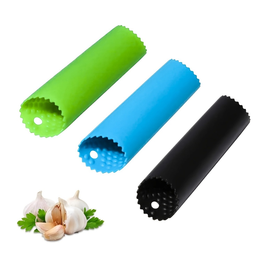 Kitchen Gadgets Youtube - Sbucciatore d'Aglio a Rullo in Silicone,