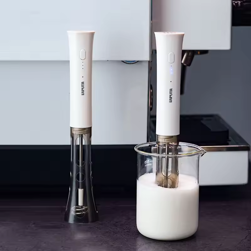 Kitchen Gadgets Electric - Montalatte elettrico portatile, ricaricabile tramite USB,